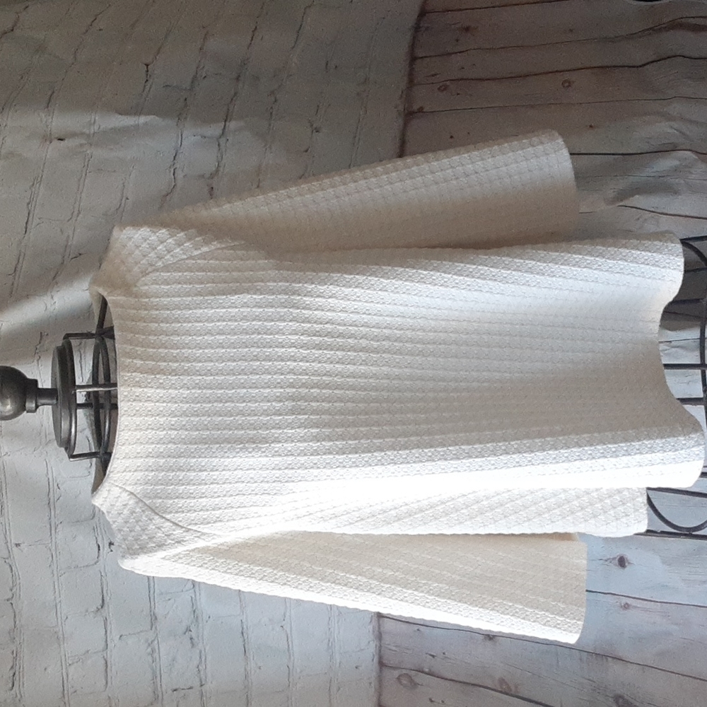 Anthropologie W by Who Wear What When Where textured knit top sz M